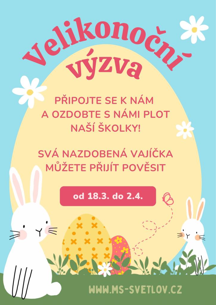 VELIKONOČNÍ VÝZVA