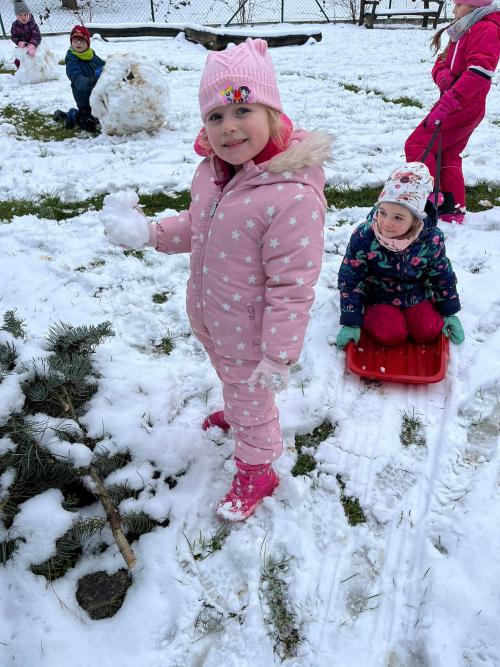 Zimní hrátky u Ježečků